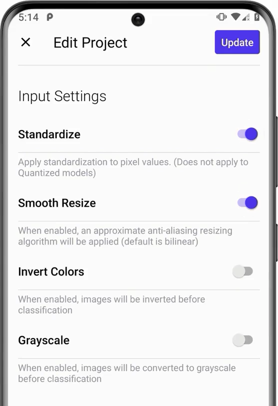 Tune inference settings faster cut 556.hb.0